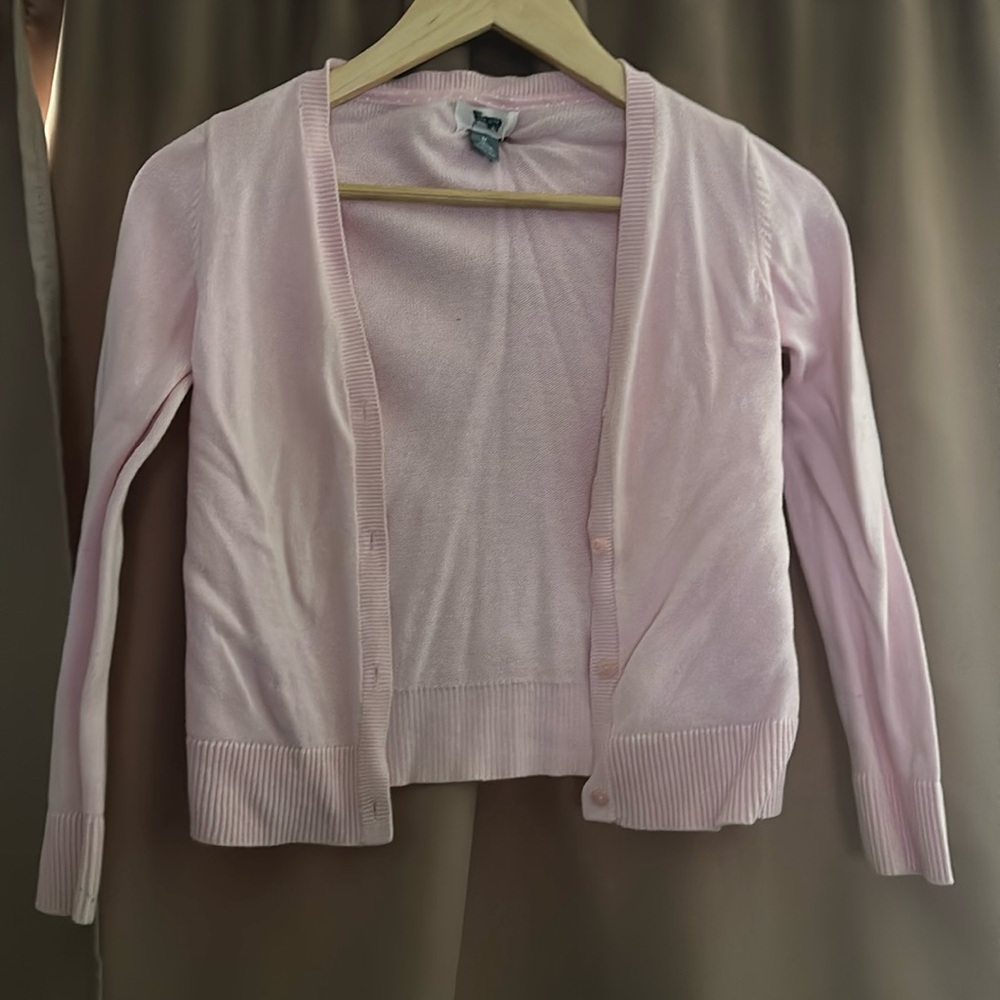 Pink Girls Cardigan